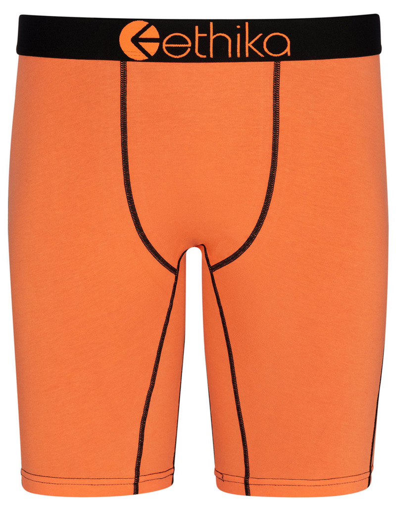 ETHIKA Orange Glow Staple Mens Boxer Briefs image number 0