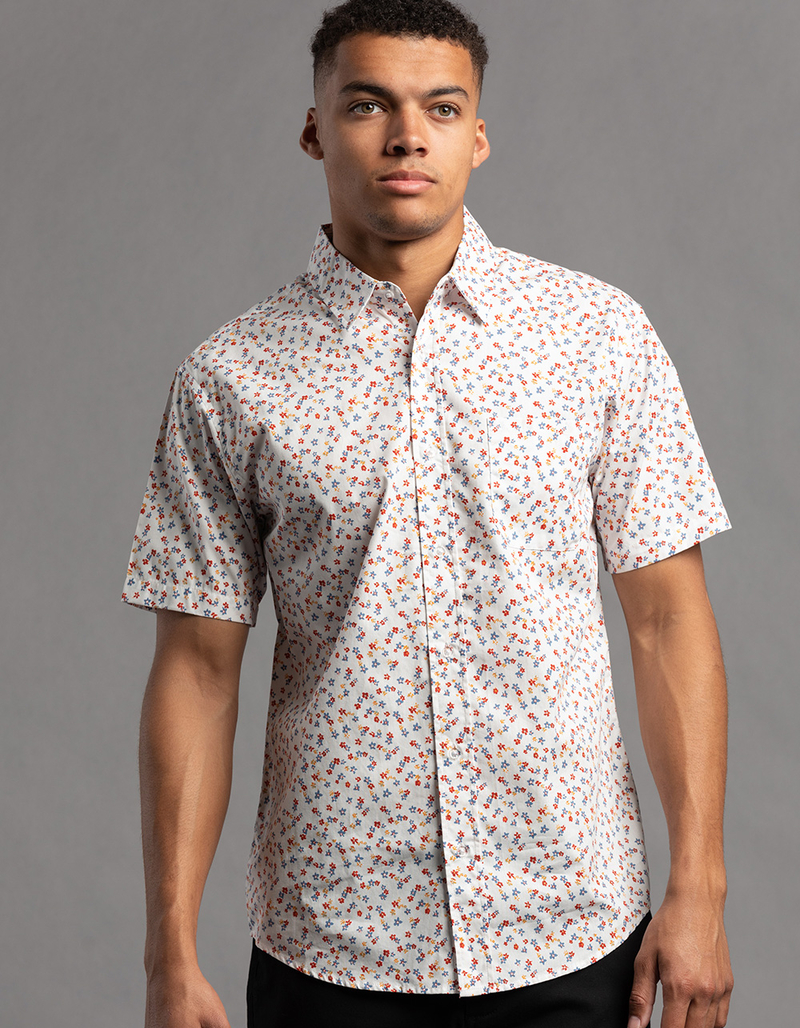 RSQ Mens Super Bloom Button Up Shirt image number 0