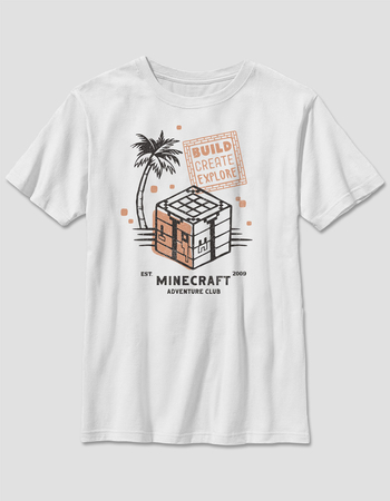 MINECRAFT Build Create Explore Unisex Kids Tee Primary Image