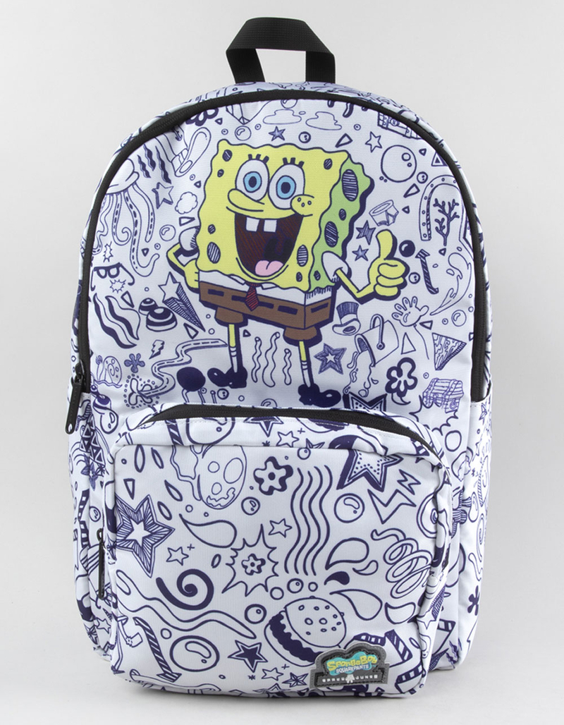 doodle backpack jansport Blacklabel Superbreak (Blue Rat N Cat Doodle), blue Fashion Two large main compartments offer ample storage for your supplies SPACE JUNK SpongeBob SquarePants Doodle
