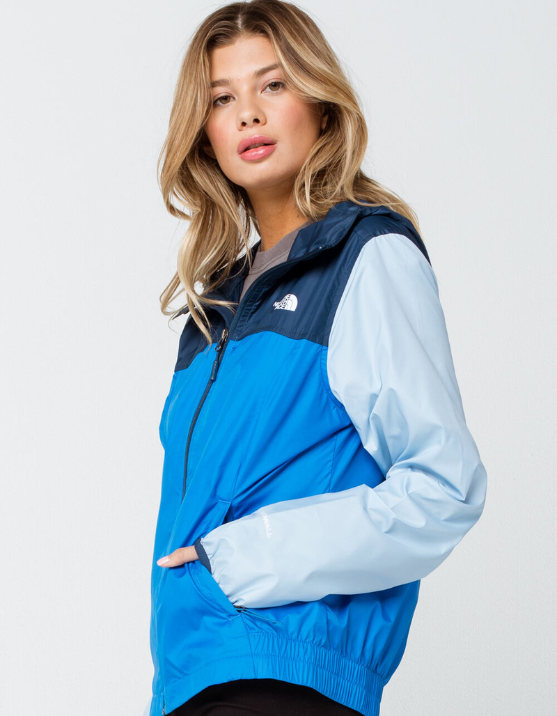 THE NORTH FACE Cyclone Packable Womens Blue Windbreaker Jacket image number 1