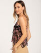 FULL TILT Hanky Mesh Womens Cami image number 3