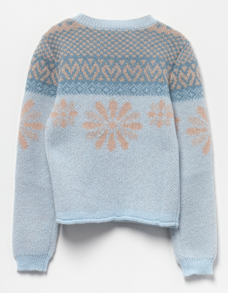 RSQ Girls Fairisle Crop Sweater image number 2
