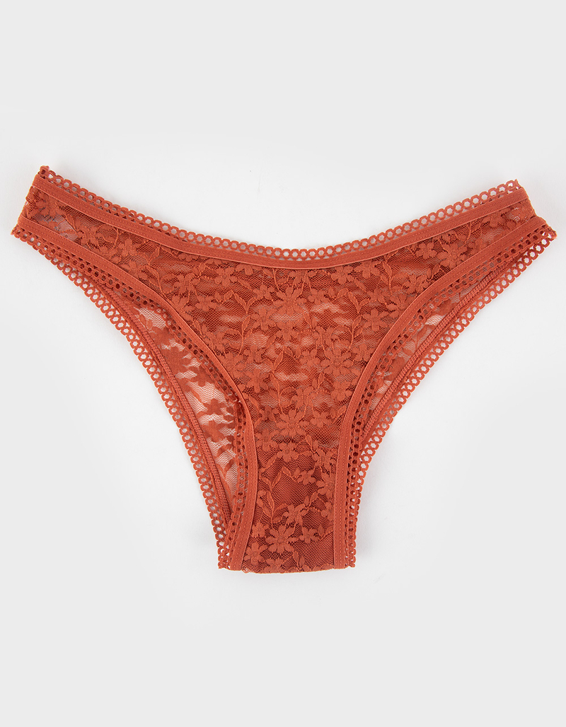 FULL TILT Lace High Leg Cheeky Panties image number 0