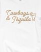 WESTERN Cowboys And Tequila Rope Unisex Crewneck Sweatshirt image number 2
