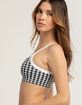 SKY & SPARROW Gingham Basic Bralette image number 3