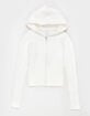FULL TILT Cable Girls Zip-Up Hoodie FULL TILT Cable Girls Zip-Up Hoodie