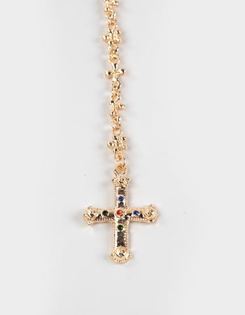FULL TILT Lariat/Rhinestone Cross Necklace Alternative Image