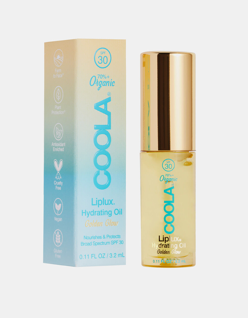 COOLA Classic LipLux Organic Hydrating Lip Oil SPF 30 Sunscreen image number 1