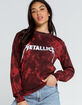 MERCH TRAFFIC Metallica Tie Dye Womens Oversized Tee image number 1