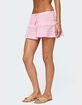 EDIKTED Embroidered Cotton Ruffle Mini Skirt image number 5