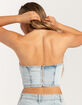RSQ Womens Denim Tube Top image number 4