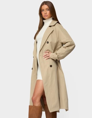 EDIKTED Amur Maxi Trench Coat Alternative Image