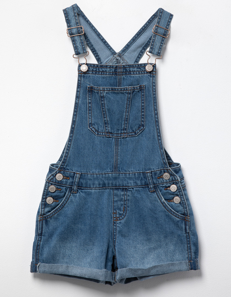 RSQ Girls Denim Shortalls image number 0