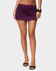 EDIKTED Maggi Knotted Mesh Mini Skirt image number 1