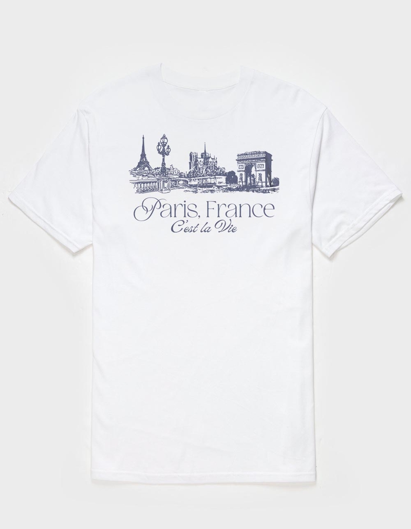 PARIS C'est La Vie Landmarks Unisex Tee image number 0