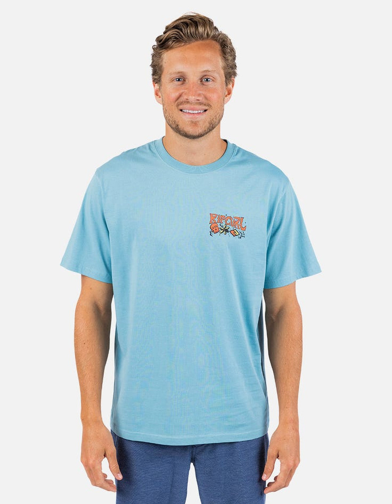 RIP CURL Pushin Daisies Mens Tee image number 1