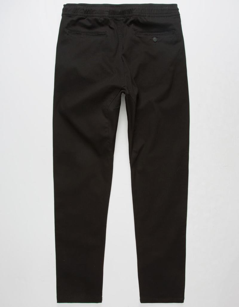 CHARLES AND A HALF Black Mens Chino Jogger Pants image number 4