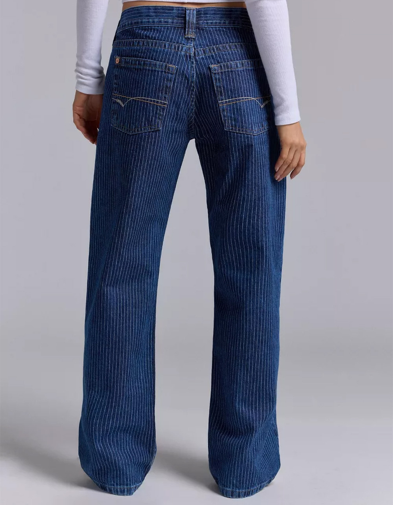 BDG Urban Outfitters Kayla Low Rider Womens Pinstripe Jeans image number 4