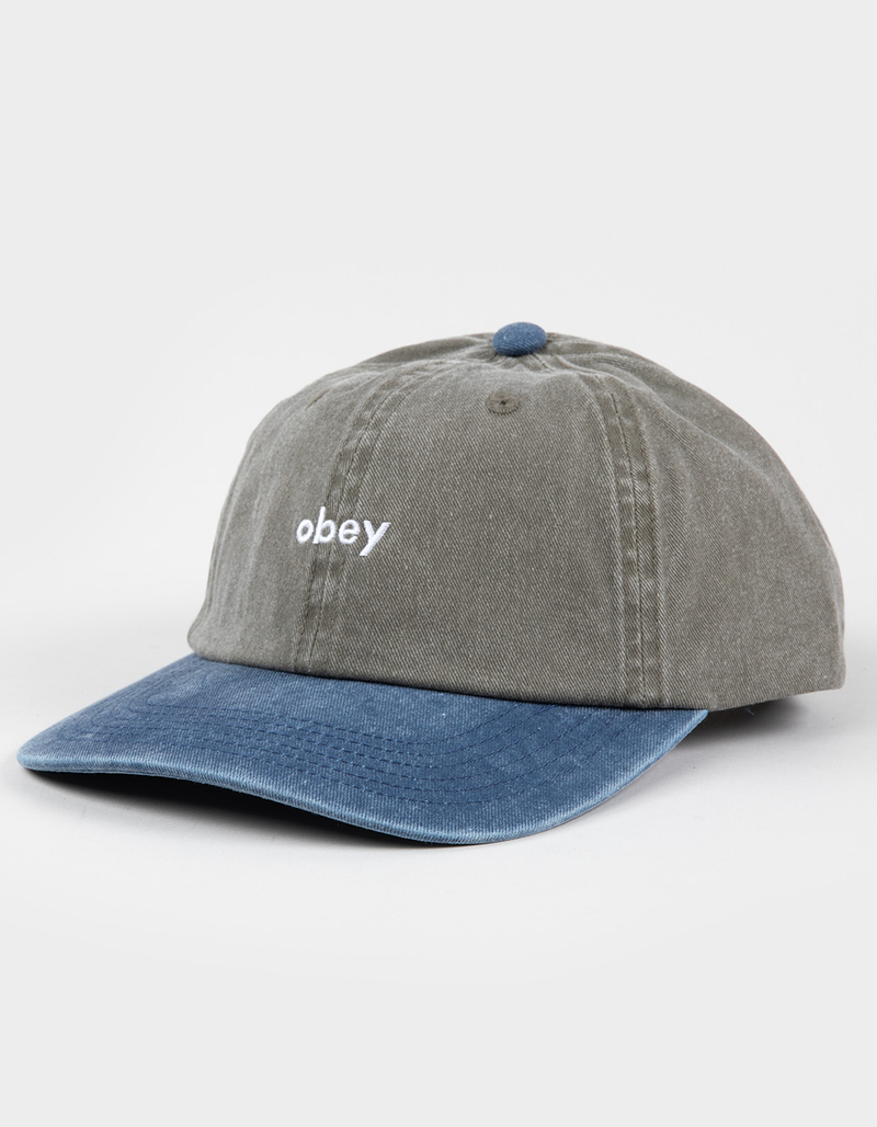 OBEY Pigment 2 Tone Lowercase Strapback Hat image number 0