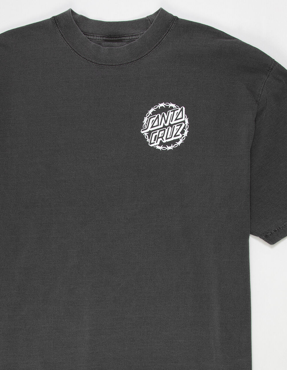 SANTA CRUZ Barbed Dot Mens Heavyweight Boxy Tee - WASHED