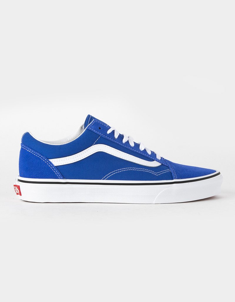 VANS Old Skool Shoes BLUE/WHT Tillys