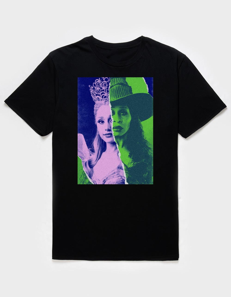 WICKED Glinda And Elphaba Split Unisex Tee image number 0