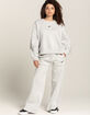 NIKE Sportswear Phoenix Womens Fleece Oversized Crop Crewneck Sweatshirt image number 5