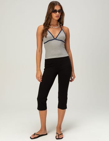 RSQ Womens Stripe Halter Top Alternative Image