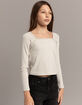 RSQ Girls Solid Shrug Top image number 3