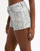 RSQ Womens Floral Print Denim Shorts image number 2