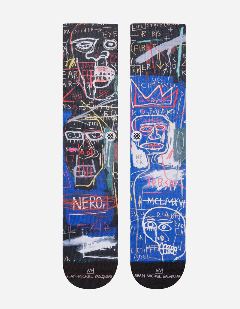 STANCE Basquiat Anatomy Mens Crew Socks image number 1