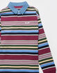 HUF Mens Faded Rugby Shirt image number 2