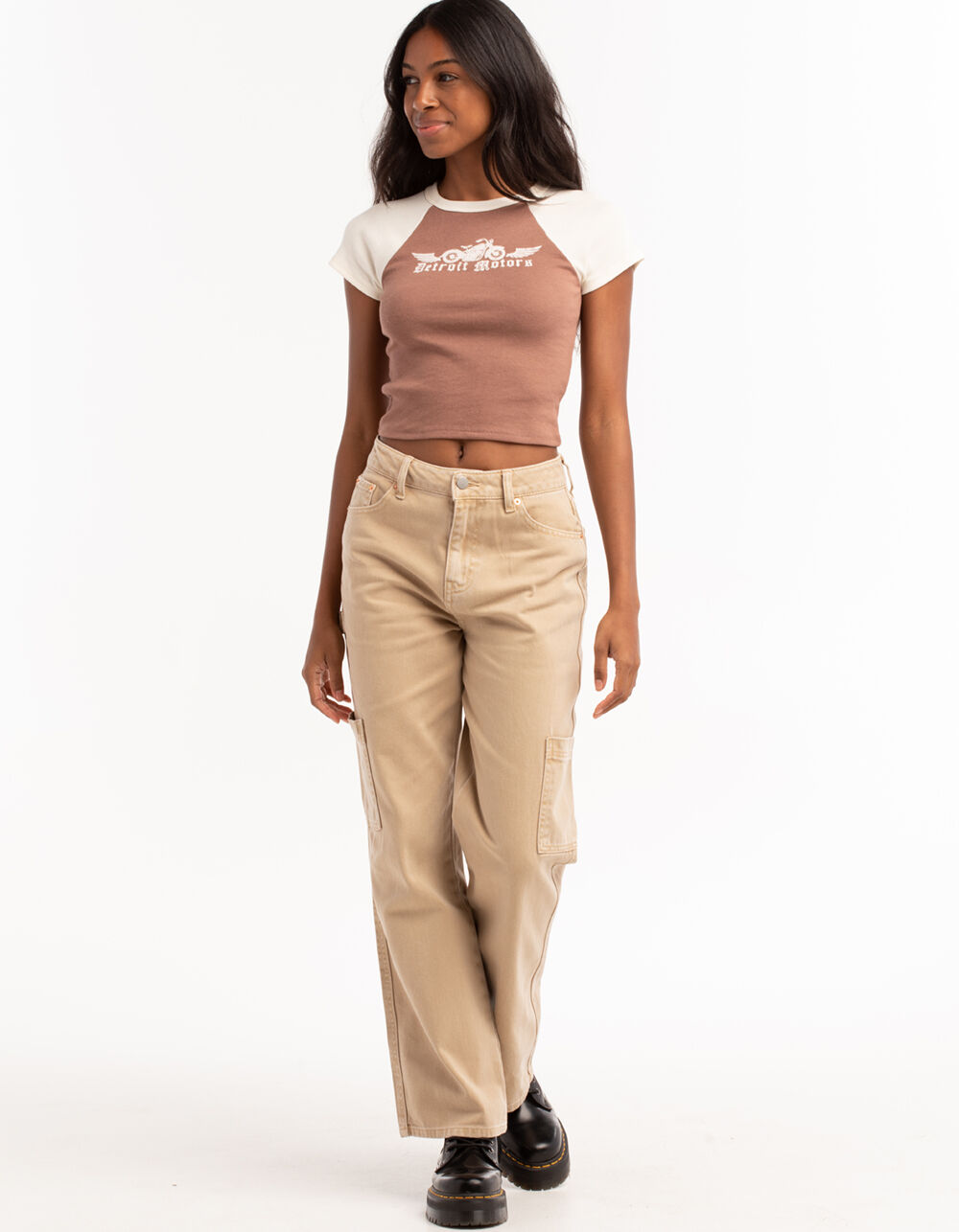 FULL TILT Womens Utility Carpenter Pants - KHAKI | Tillys