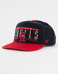 47 BRAND Los Angeles Angels Cooperstown Double Header Baseline ’47 Hitch Snapback Hat image number 1