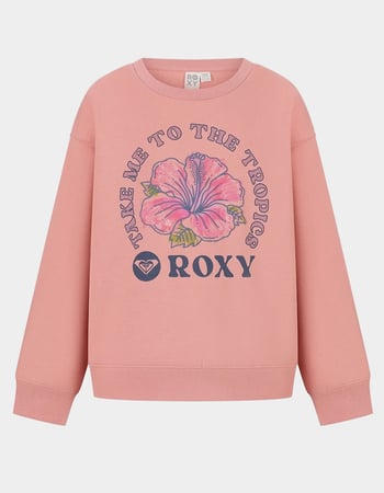 ROXY Hibiscus Girls Crewneck Sweatshirt Primary Image