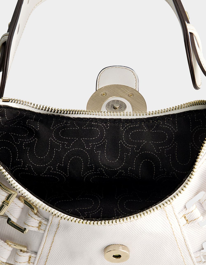 TRUE RELIGION Multi-Strap Denim Shoulder Bag image number 5