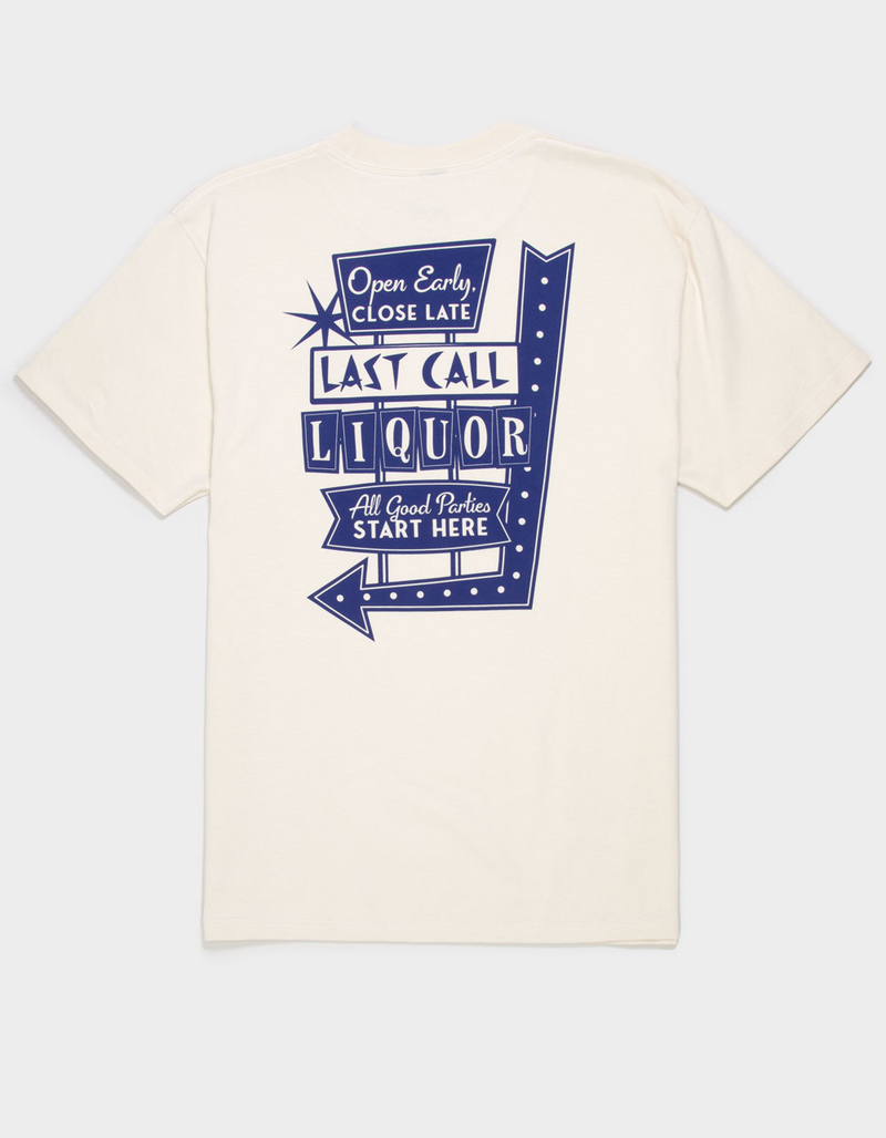 LAST CALL CO. Liquor Badge Mens Tee image number 0
