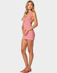 EDIKTED Candy Cane Backless Halter Mini Dress image number 4