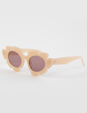 RSQ Leafy Flower Sunglasses Primary Image