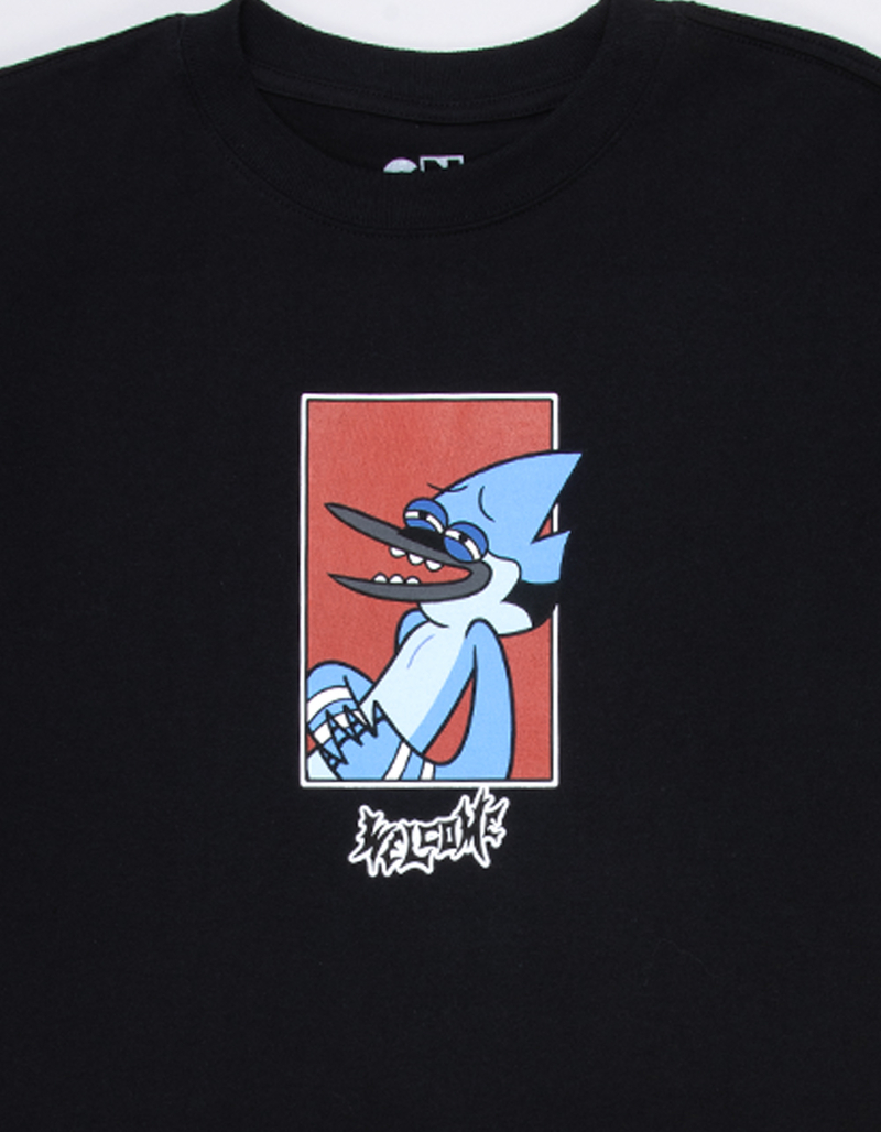 WELCOME SKATEBOARDS x Regular Show Mordecai Mens Tee image number 2
