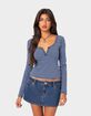 EDIKTED Jocelyn Striped Top image number 1