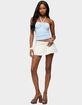 EDIKTED Citron Striped Halter Top image number 4