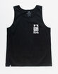 SALTY CREW Wave Palms Mens Black Tank Top image number 2