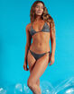 DAMSEL Ring Tie Side Cheeky Lurex Bikini Bottoms image number 6