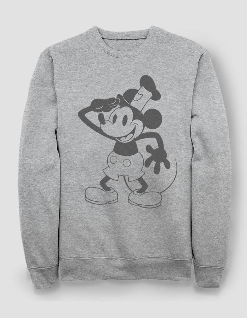 DISNEY 100TH ANNIVERSARY Mickey Cartoon Unisex Crewneck Sweatshirt image number 0