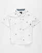 VANS Houser Little Boys White Button Up Shirt (4-7) image number 1