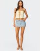 EDIKTED Loula Tie Front Tank Top image number 5