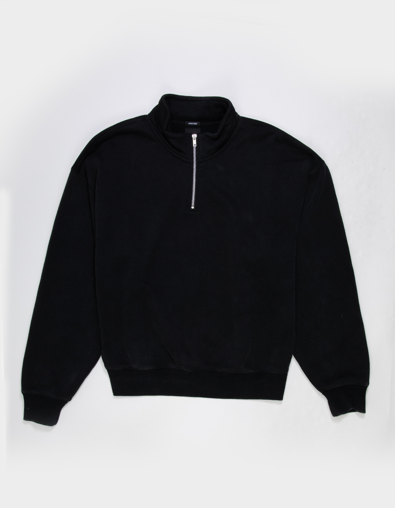 RSQ Mens Quarter Zip Oversized Sweatshirt image number 4