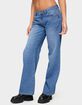 EDIKTED Nikoletta Straight Leg Low Rise Jeans image number 2